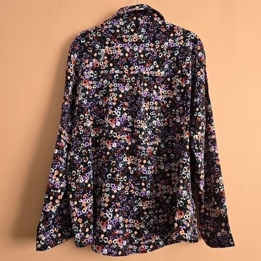 Lili Sidonio Oversized Floral Blouse - Size M - Picture 2 of 5